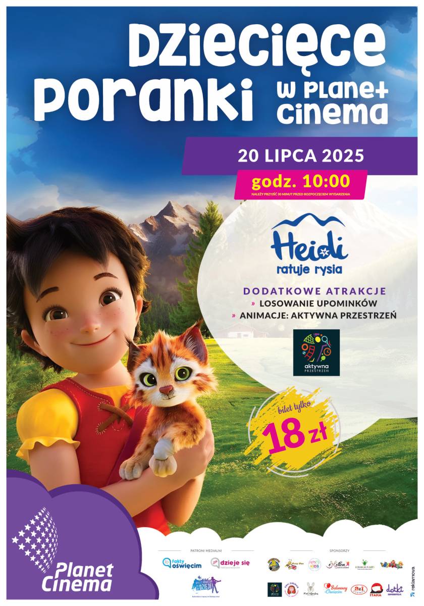 Poranek dziecięcy- Heidi ratuje rysia