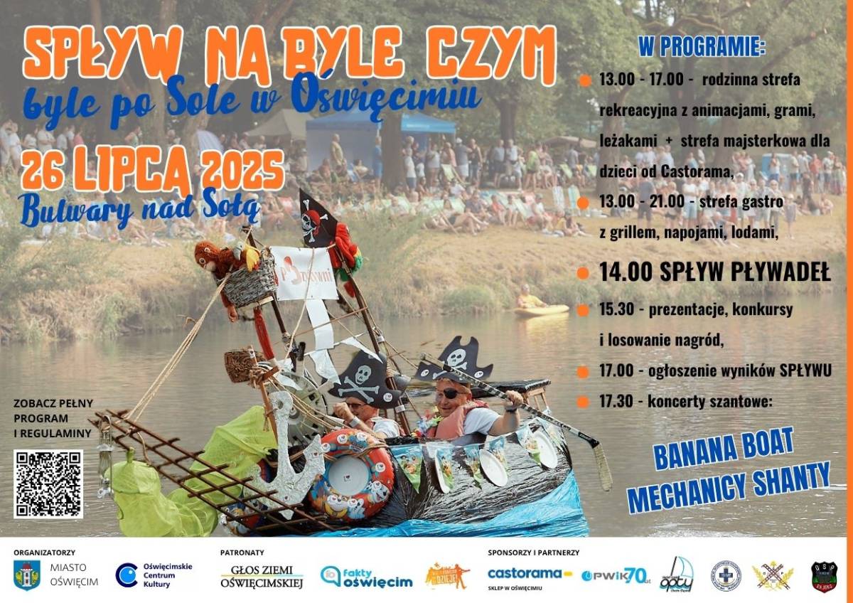 Spływ na byle czym - byle po Sole w Oświęcimiu