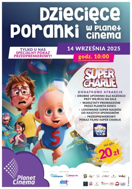 Poranki dziecięce w Planet Cinema Oświęcim