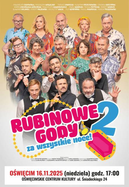 „Rubinowe Gody 2: Za wszystkie noce!” – spektakl komediowy