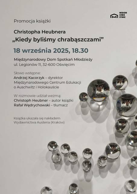 „Kiedy byliśmy chrabąszczami” - promocja książki Christopha Heubnera