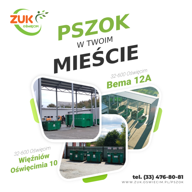 Oświęcim. w PSZOK możesz za darmo oddać odpady! Sprawdź, jak z nich korzystać!
