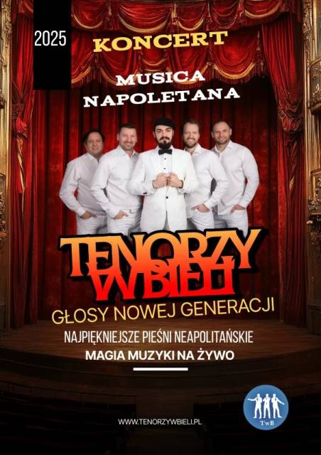 Koncert Pieśni Neapolitańskich – Tenorzy w Bieli na Walentynki