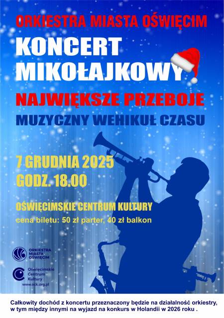 Koncert mikołajkowy Orkiestry Miasta Oświęcim