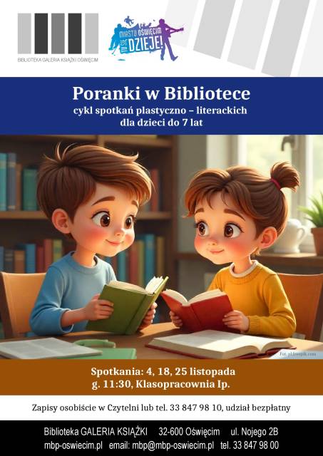 Poranki w Bibliotece