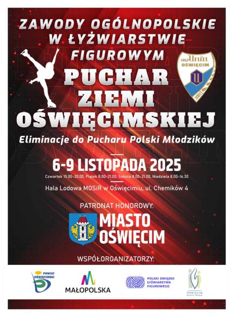 Ogólnopolskie zawody w łyżwiarstwie figurowym "Puchar Ziemi Oświecimskiej- Eliminacje do Pucharu Polski Młodzików"