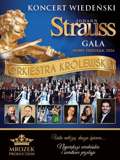 Koncert Wiedeński – Johann Strauss Gala „W świecie operetki” – koncert noworoczny