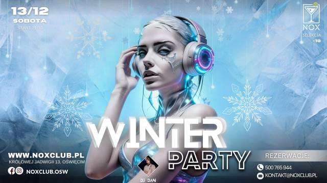 ❄️✨ WINTER PARTY 13.12. sobota | DJ DAN✨❄️