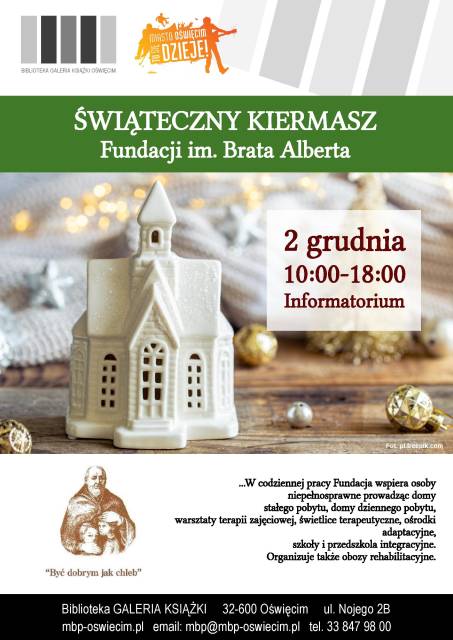 Świąteczny Kiermasz Fundacji im. Brata Alberta