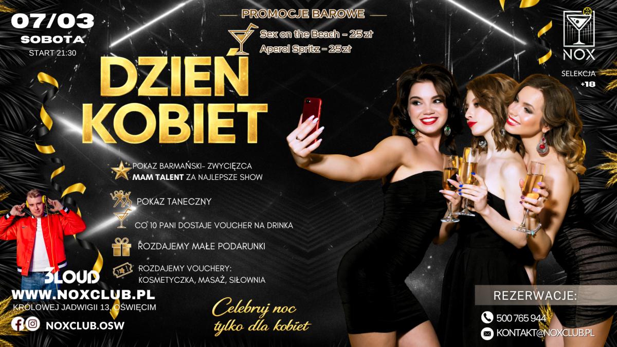 DZIEŃ KOBIET | KRÓLOWE NOCY W NOX CLUB