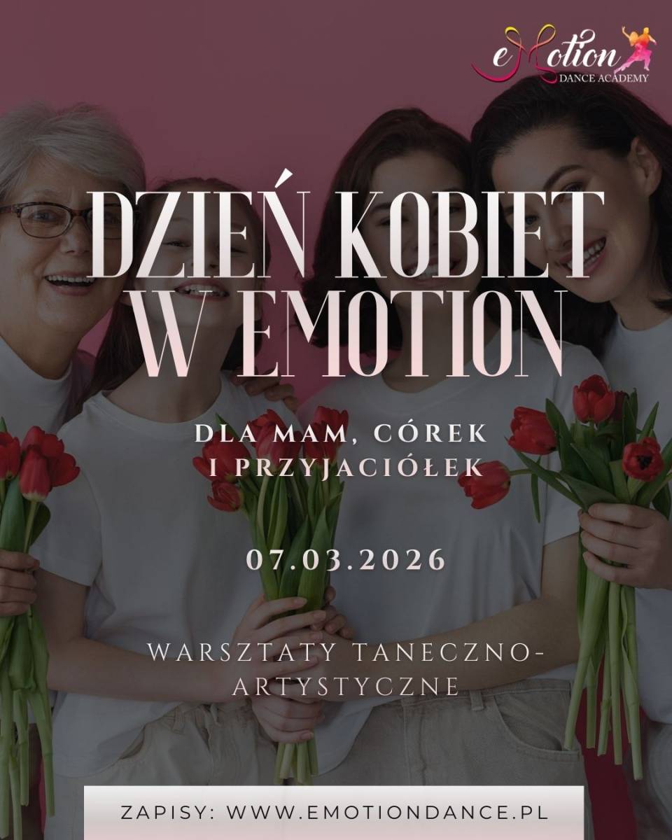 Dzień Kobiet w eMotion 7.03.2026 Zajęcia dla Mamy i córki.