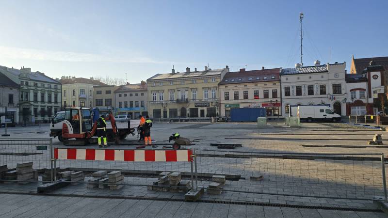 Ruszyła przebudowa Rynku Głównego w Oświęcimiu
