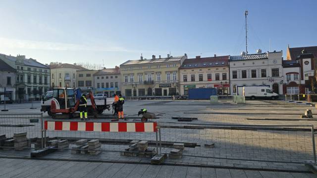 Ruszyła przebudowa Rynku Głównego w Oświęcimiu