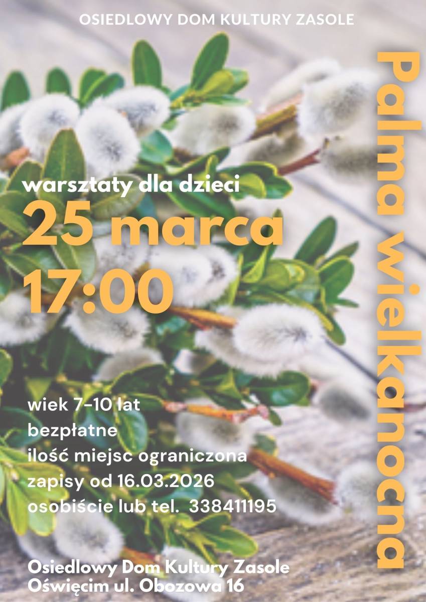 Warsztaty pt. „Palma wielkanocna”
