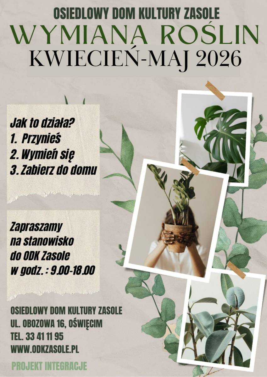 Wymiana roślin w ODK Zasole