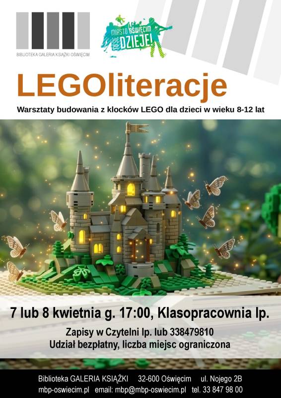 LEGOliteracje - warsztat budowania z klocków LEGO