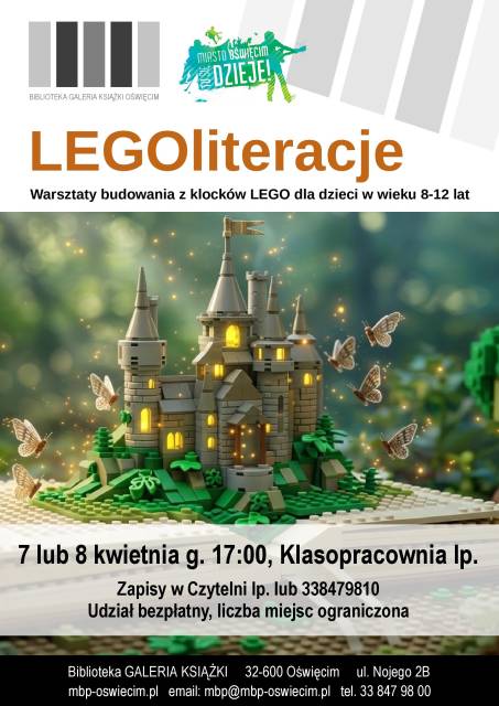 LEGOliteracje - warsztat budowania z klocków LEGO