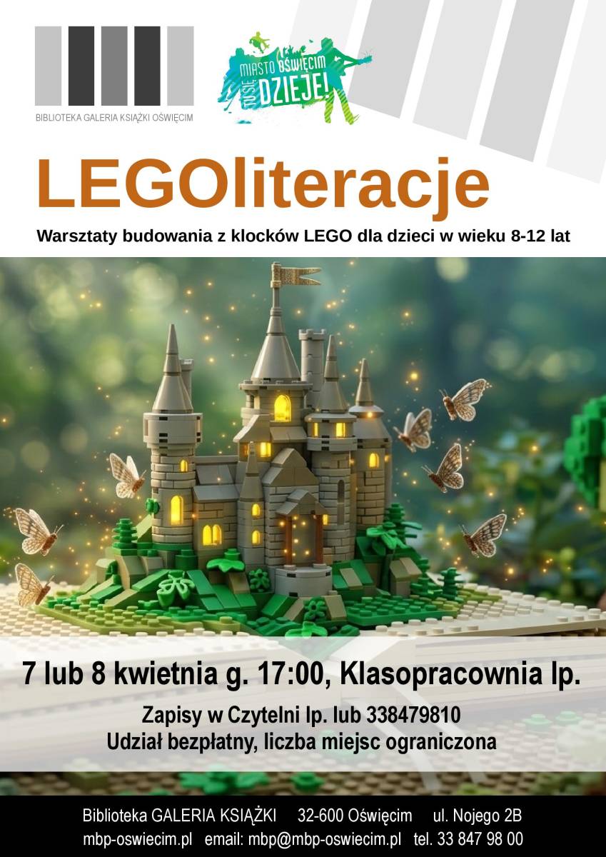 LEGOliteracje - warsztat budowania z klocków LEGO