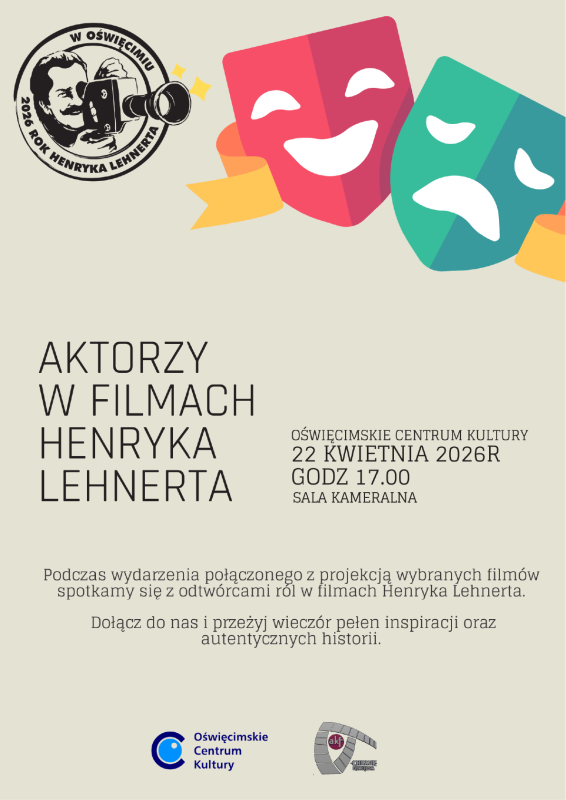 „Aktorzy w filmach Henryka Lehnerta” – spotkanie w ramach Roku Henryka Lehnerta