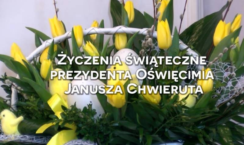 Oświęcim. Życzenia na Wielkanoc wideo