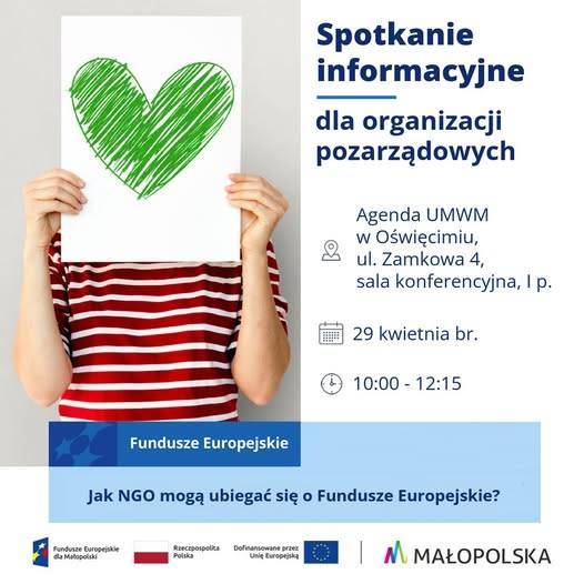 Spotkanie informacyjne dla organizacji pozarządowych
