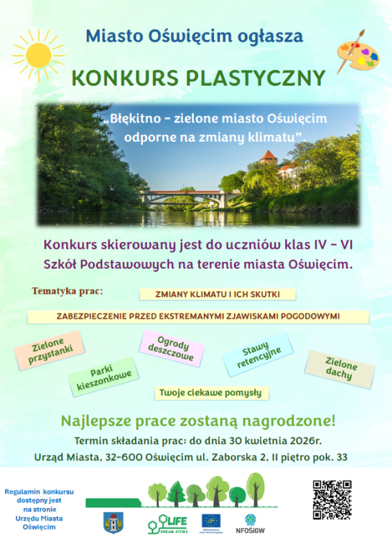 Konkurs plastyczny dla uczniów oświęcimskich szkół