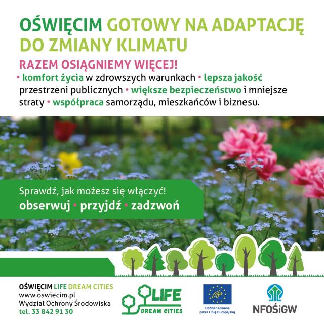 Miasto Oświęcim gotowe na adaptację do zmian klimatu