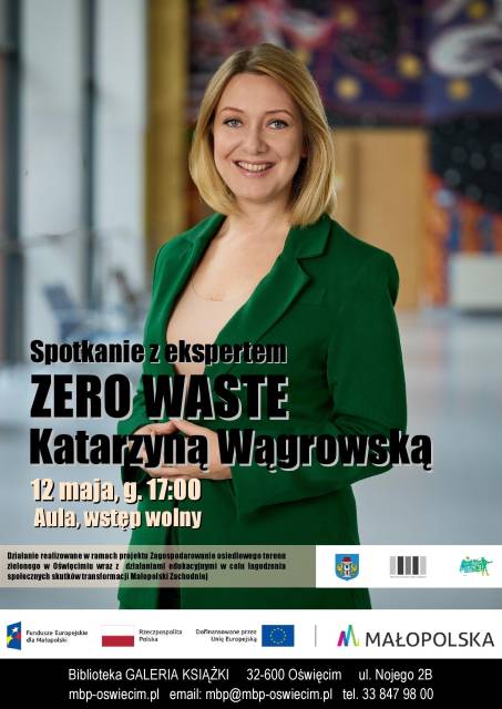 Spotkanie z ekspertem zero waste Katarzyną Wągrowską