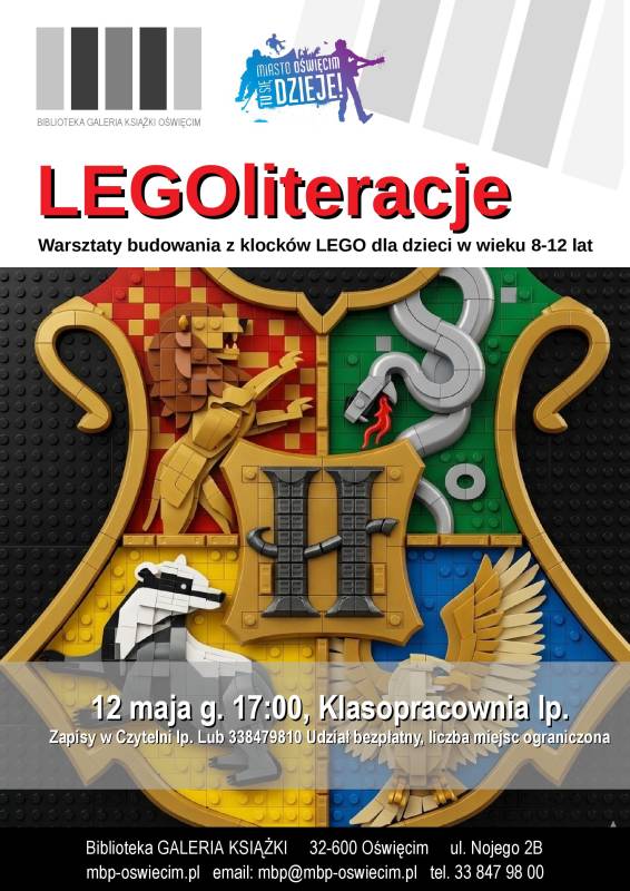 LEGOliteracje - warsztat budowania z klocków LEGO