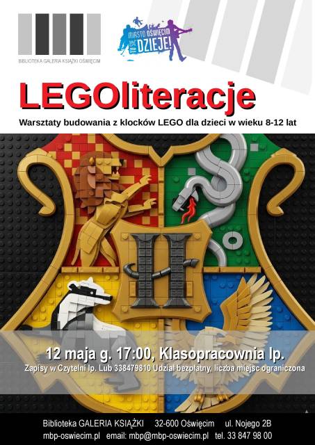 LEGOliteracje - warsztat budowania z klocków LEGO
