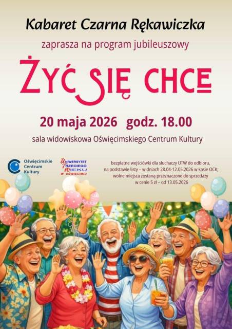 „Żyć się chce” – premierowy program Kabaretu „Czarna Rękawiczka”
