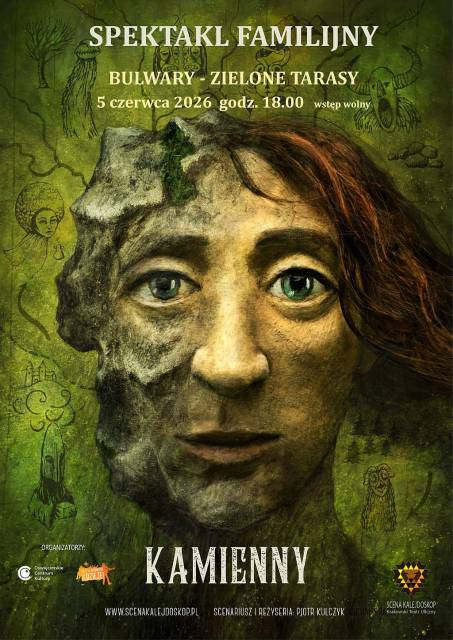 „Kamienny” – spektakl plenerowy w wykonaniu Krakowskiego Teatru Ulicznego „Scena Kalejdoskop”