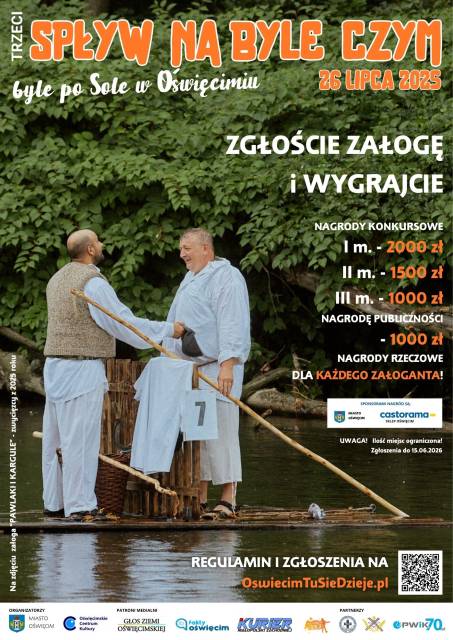 Zgłoszenia załóg do 3.Spływu na Byle Czym byle po Sole w Oświęcimiu :-)