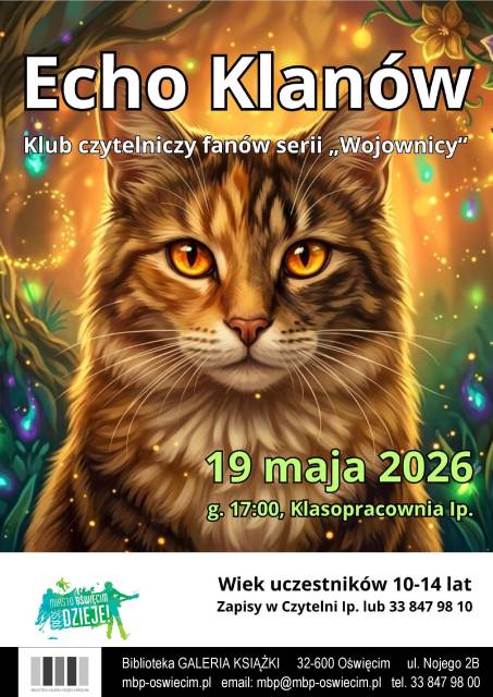Edytuj Echo Klanów - klub czytelniczy fanów serii „Wojownicy”