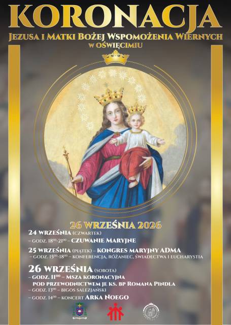Koronacja Jezusa i Matki Bożej Wspomożenia Wiernych w Oświęcimiu
