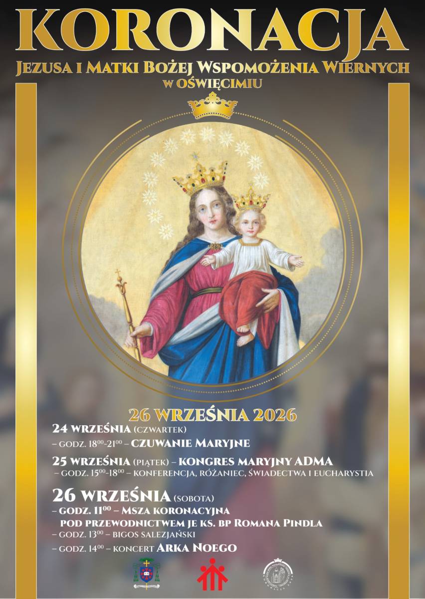 Koronacja Jezusa i Matki Bożej Wspomożenia Wiernych w Oświęcimiu