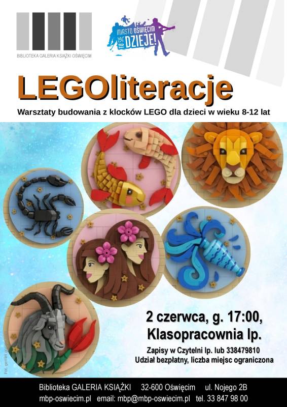 LEGOliteracje - warsztat budowania z klocków LEGO