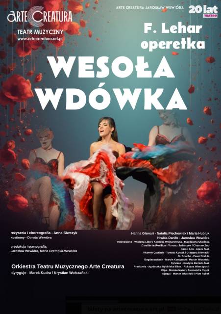„Wesoła wdówka” - operetka Franza Lehára w wykonaniu Teatru Muzycznego Arte Creatura
