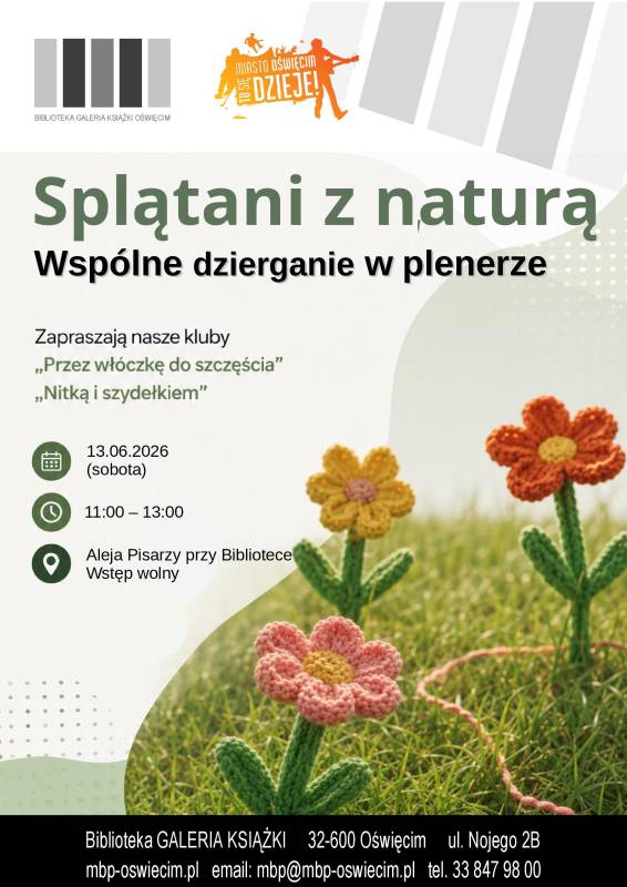 Splątani z naturą. Wspólne dzierganie w plenerze