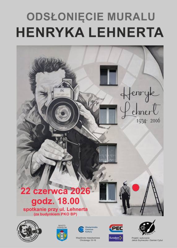 Odsłonięcie muralu Henryka Lehnerta