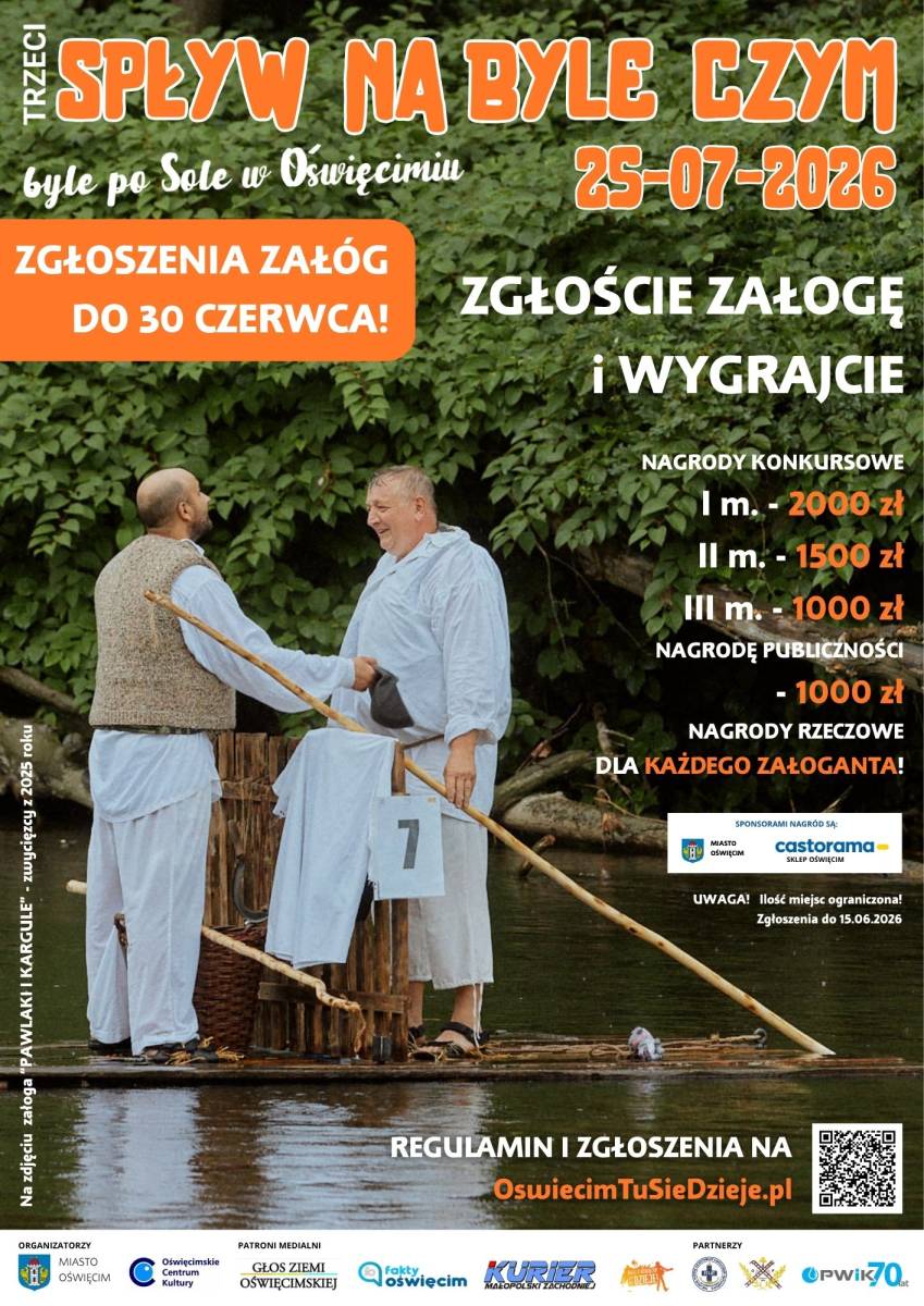 Zgłoszenia załóg do 3.Spływu na Byle czym - do 30 czerwca!
