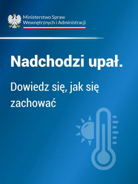 Oświęcim.  Nadchodzą fale upałów. Służby apelują o ostrożność i przypominają zasady bezpieczeństwa