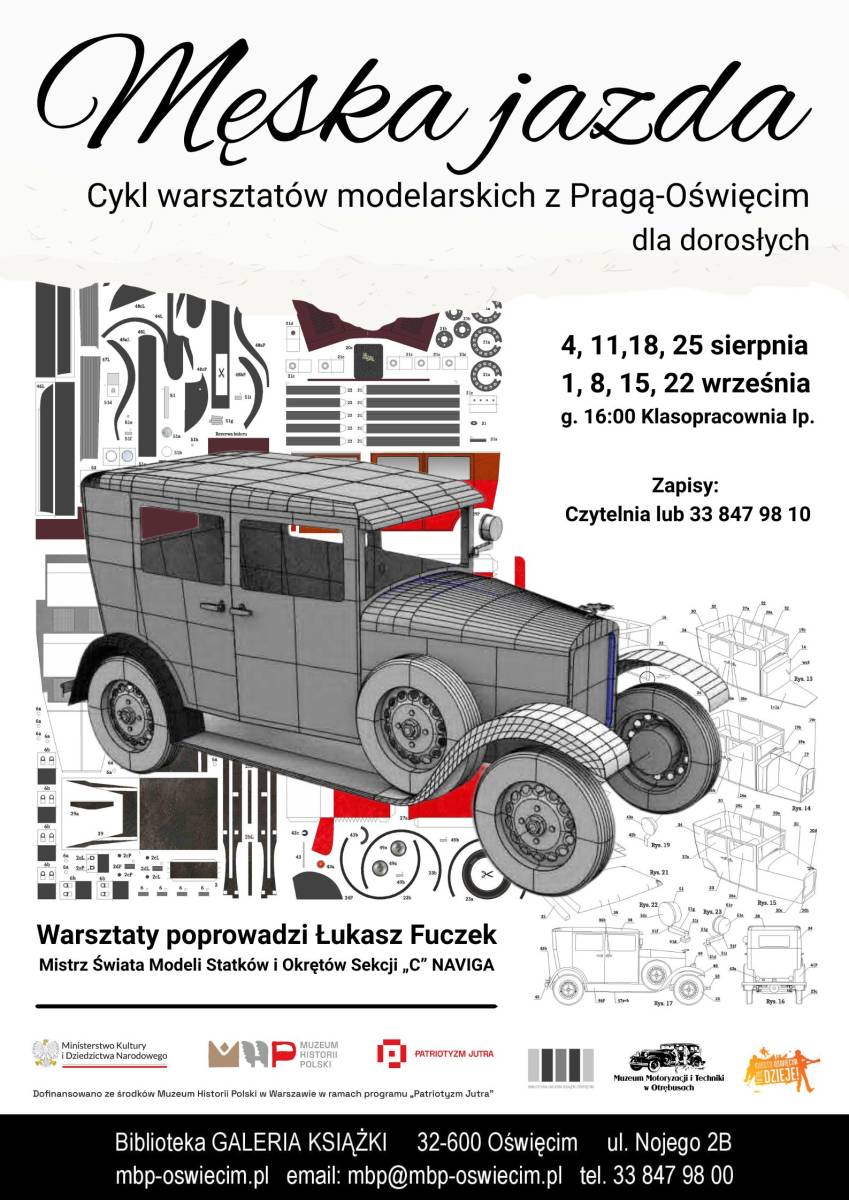 Męska jazda – cykl warsztatów modelarskich z Pragą-Oświęcim