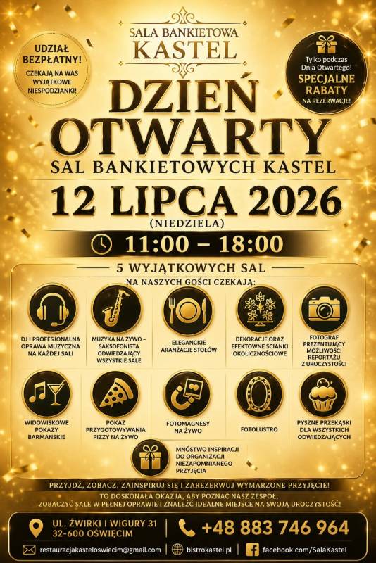 Dzień otwarty sal bankietowych Kastel