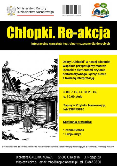Chłopki. Re-akcja. Integracyjne warsztaty teatralno-muzyczne dla dorosłych