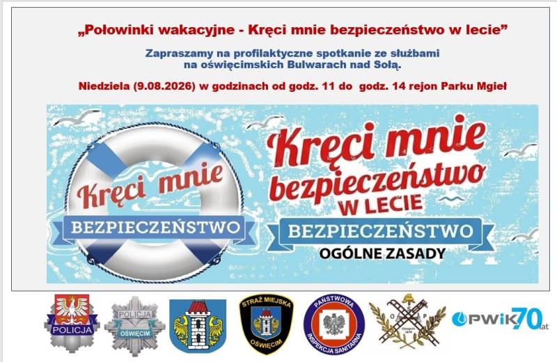 Połowinki wakacyjne - Kręci mnie bezpieczeństwo w lecie
