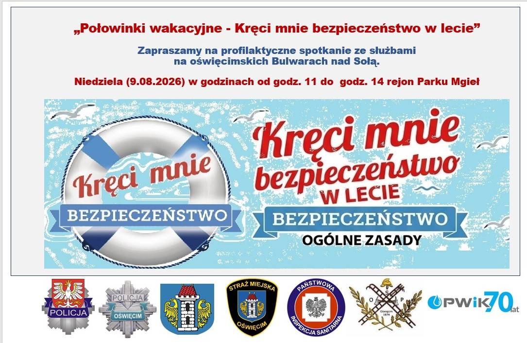 Połowinki wakacyjne - Kręci mnie bezpieczeństwo w lecie