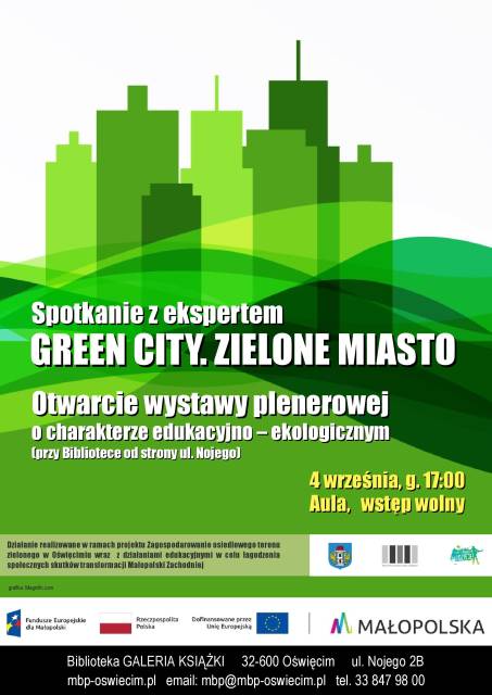 Spotkanie z ekspertem Green City. Zielone Miasto 