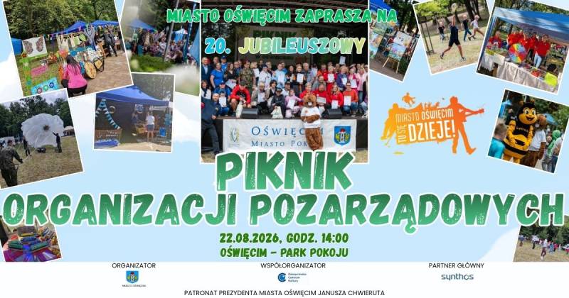 20 Jubileuszowy Piknik Organizacji Pozarządowych w Oświęcimiu