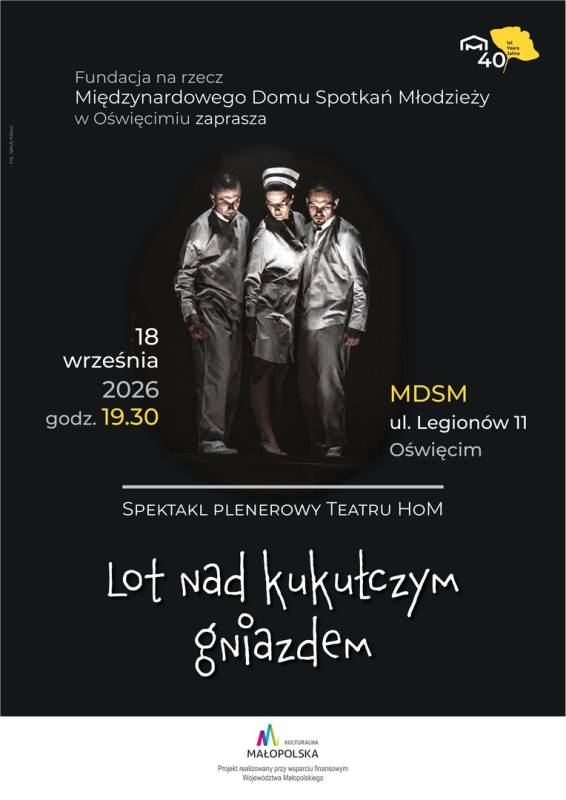 Spektakl Teatru HoM „Lot nad kukułczym gniazdem”